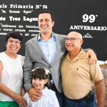 El vicegobernador Solís participó del acto por los 99 años de aniversario de Tres Lagunas 